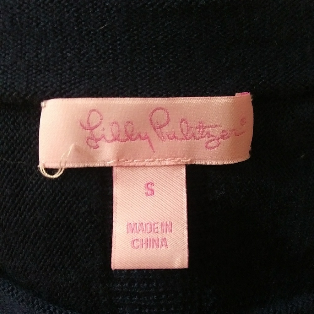 LILLY PULITZER Bloomfield Sweater Dress Navy - Picture 7 of 7